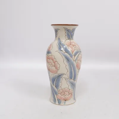 Vase (White, Multicolored)