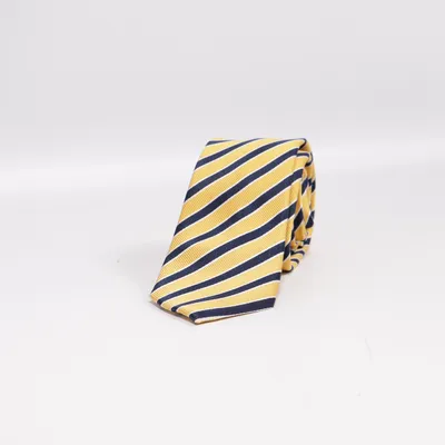 Tie (Yellow, Blue, White) from Dolzer Silk