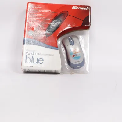 Computermus (Wireless Optical Mouse Blue) fra Microsoft