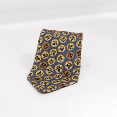 Tie (Blue, Yellow, Black) from Prochownick Silk