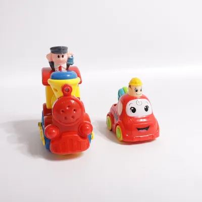 Legetøjstog (Rød, Gul, Blå) fra Simba Toys