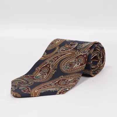 Krawatte (Blau, Mehrfarbig) von Christian Dior Monsieur Seide