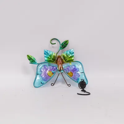 Trädgårdsprydnad (Blå, Lila, Grön)