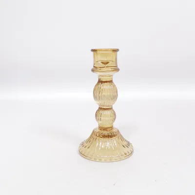 Kerzenständer (Gelb)