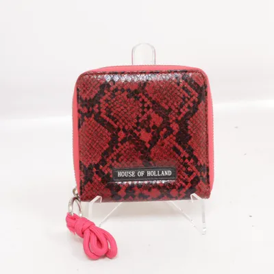 Portemonnee (Rood, Zwart) van House of Holland Polyester, Polyurethaan