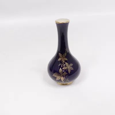 Vase (Blue, Gold) from Royal Porzelian Bavaria