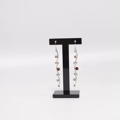 Earrings (Silver, Multicolored) from SIX Unknown metal