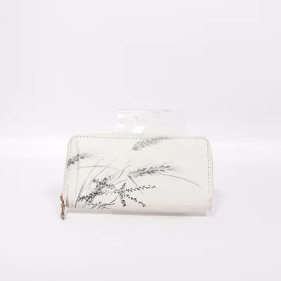 Wallet (White, Multicolored) from Ideen Welt Polyester, Polyurethane