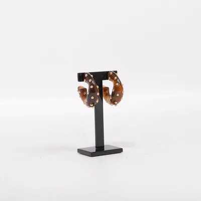 Earrings (Brown) from Pink Studio Unknown metal