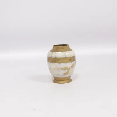 Vase (Blanc, Or)