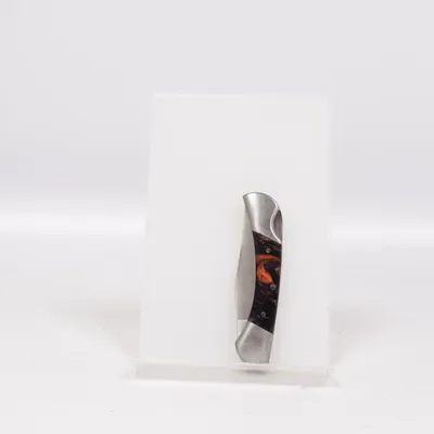 Folding knife (Silver, Brown)
