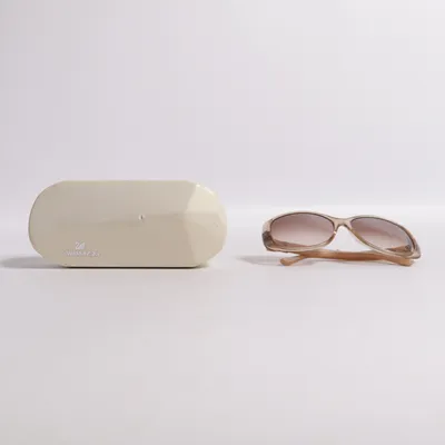 Solbriller (Beige) fra Swarovski