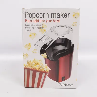 Popcornmaskine (Popcorn Maker) fra Rubicson
