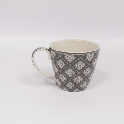 Mugg (Grå, Vit) från Greengate