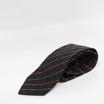 Cravate (Noir, Orange, Blanc) de Striessnig