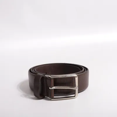 Belt (Brown) from Made in italy Leather