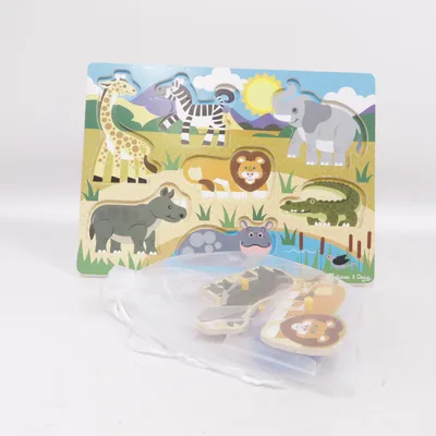 Puzzle (Jumbo Knob Wooden Puzzle) de Melissa & Doug