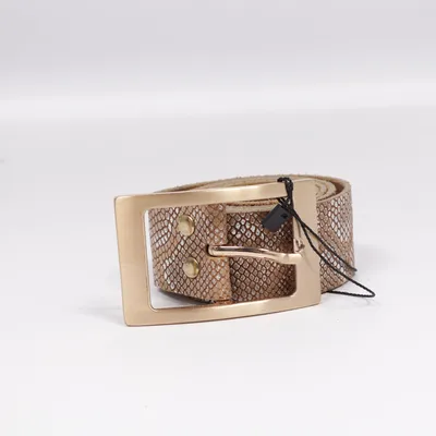 Ceinture (Marron, Argent) de SPA Cuir