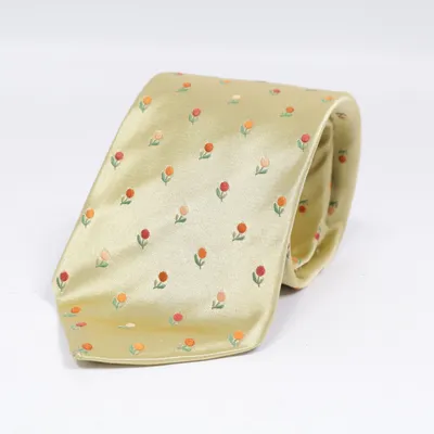 Slips (Gul) fra Ermenegildo Zegna Silke
