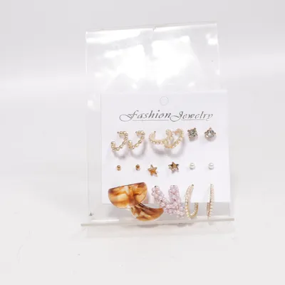 Oorbellen (Goud, Bruin, Roze) van Fashion Jewelry Onbekend materiaal