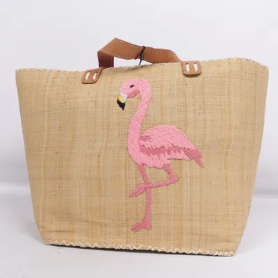 Strandtas (Beige, Roze, Wit) van Rice