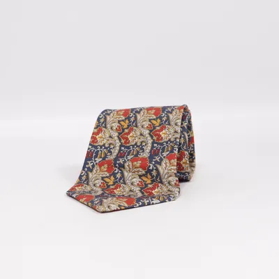 Stropdas (Blauw, Rood, Geel) van Rochas Zijde