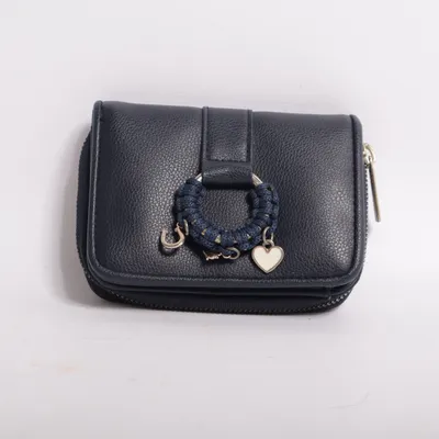 Wallet (Blue) from Miss Melody Polyester, Polyurethane