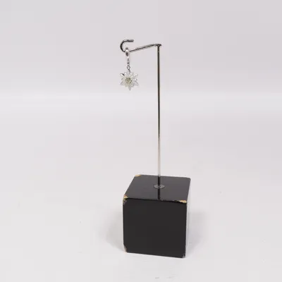 Berlock (Silverfärgad, Vit) från Swarovski Okänd metall