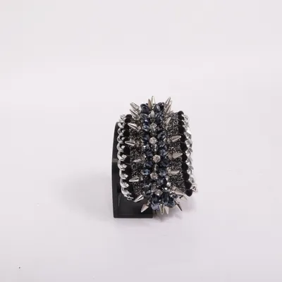 Armband (Schwarz, Silber) von Folli Follie Unbekanntes Metall
