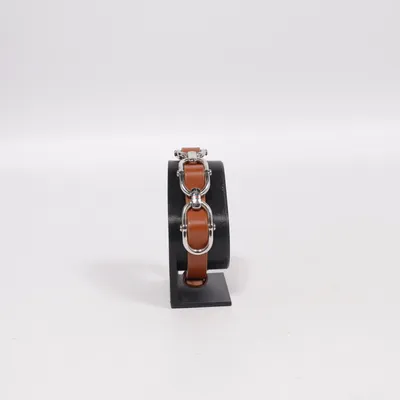 Armband (Bruin, Zilver) van Tommy Hilfiger Onbekend materiaal