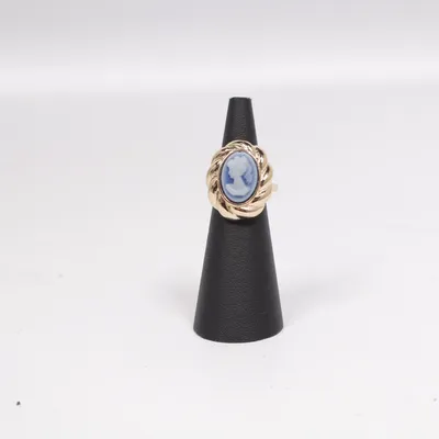 Ring (Goud, Blauw) Onbekend materiaal