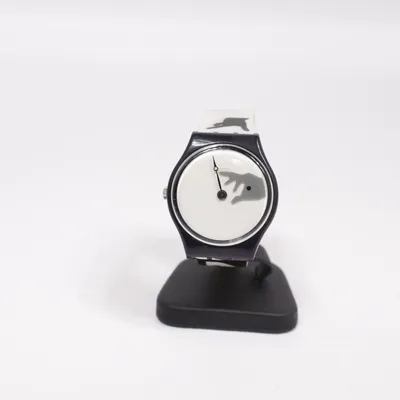Wristwatch (Black, White) from Swatch