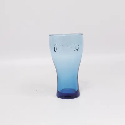 Drinking glass (Blue) from Coca Cola