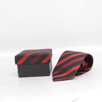 Tie (Black, Red) from Duke of Dunkan