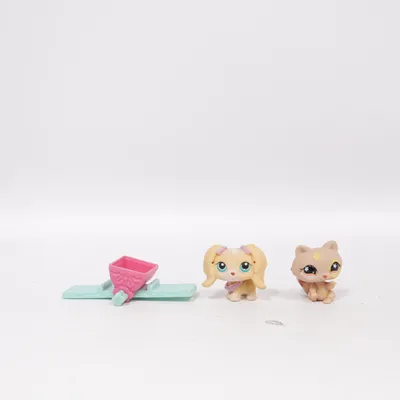 Leksaksfigur (Balançoire avec deux petshops) från Littlest Pet Shop