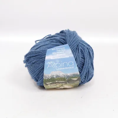 Garn (Blau) von Alpina Polyamid, Wolle