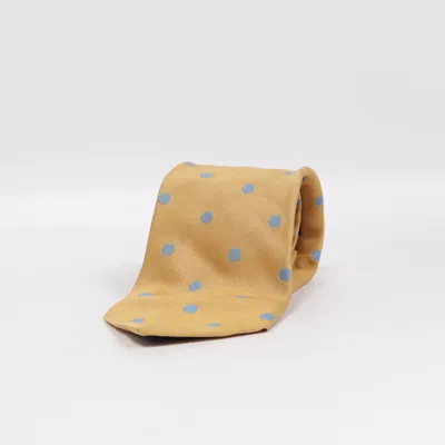Cravate (Jaune, Bleu) de Michaelis Soie