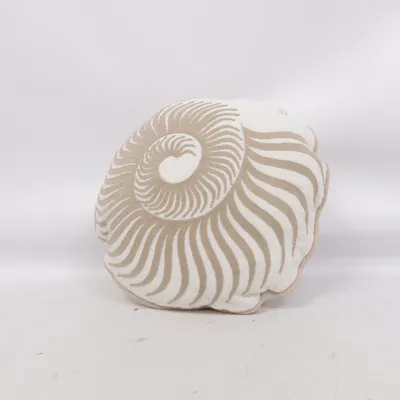 Pyntepude (Beige, Hvid) fra Loberon Linned, Polyester