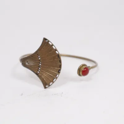 Armband (Goud, Rood) Onbekend materiaal