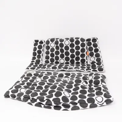 Highchair cushion (White, Black) from Stokke Cotton, Polyester