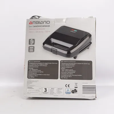 Smörgåsgrill (2 In 1 Sandwichmaker) från Ambiano