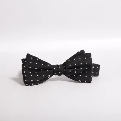 Bow tie (Black, White) from Reine Seide