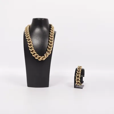 Jewelry set (Gold) Unknown metal
