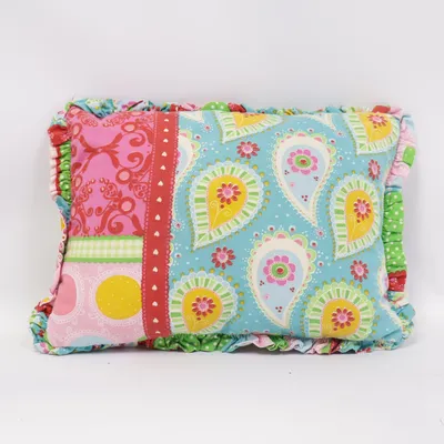 Cushion (Blue, Multicolored) from APELT Polyester