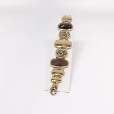 Armband (Guldfärgad, Brun) från Dyrberg/Kern Okänd metall