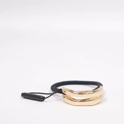 Hårelastik (Sort, Guld) fra Syster P