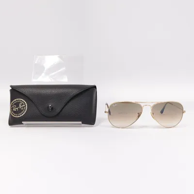 Sunglasses (Gold, Brown) from Ray-Ban