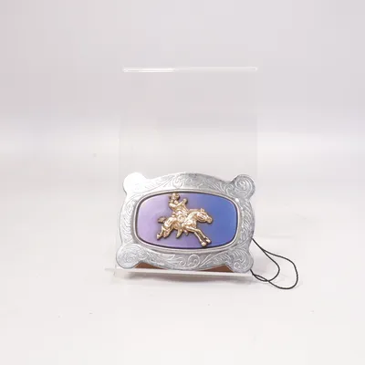 Schnalle (Silber, Blau, Gold)