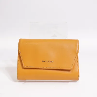 Wallet (Yellow) from Matt & Nat Recycled polyester