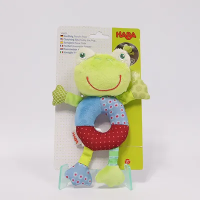 Babylegetøj (Freddy The Frog) fra Haba Polyester